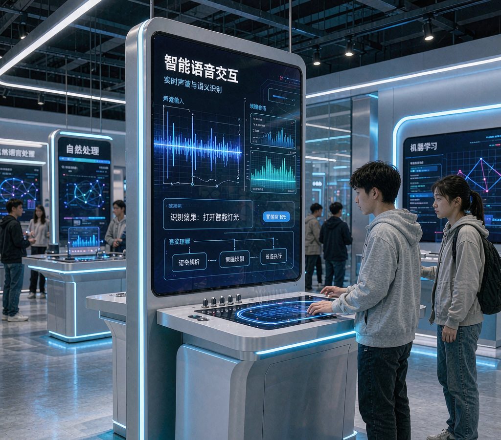 智能语音交互展厅研学参访