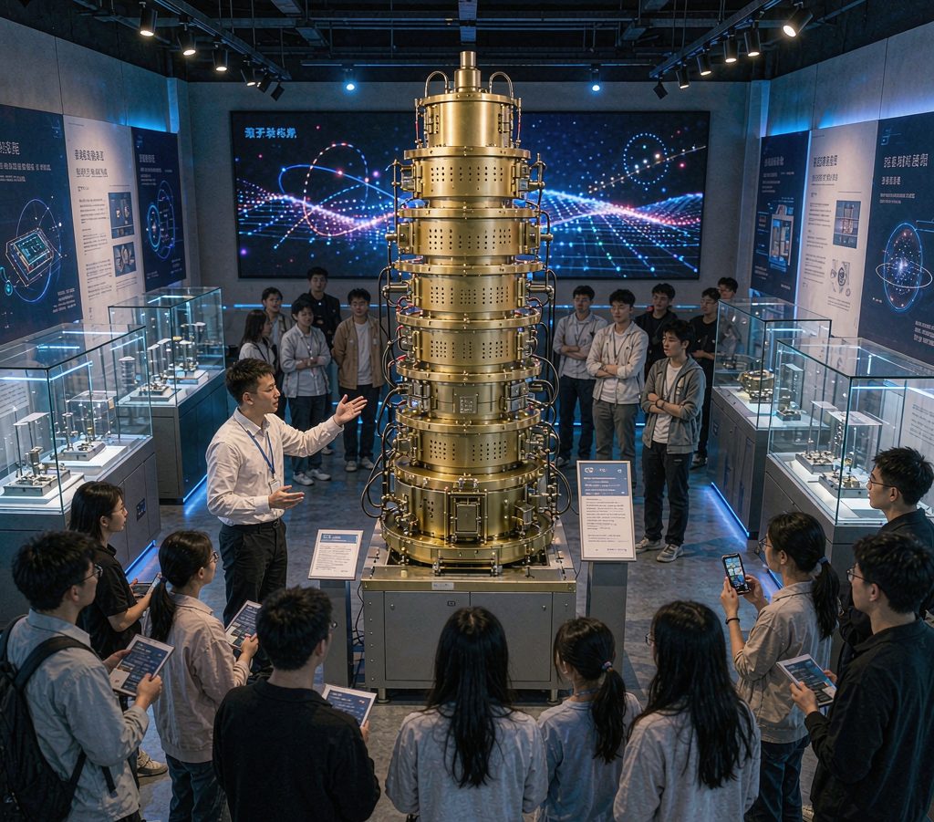 量子科技科普展厅研学参访